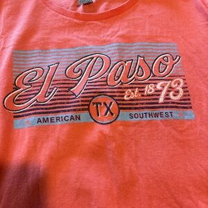 Gildan El Paso Graphic Tee - Coral